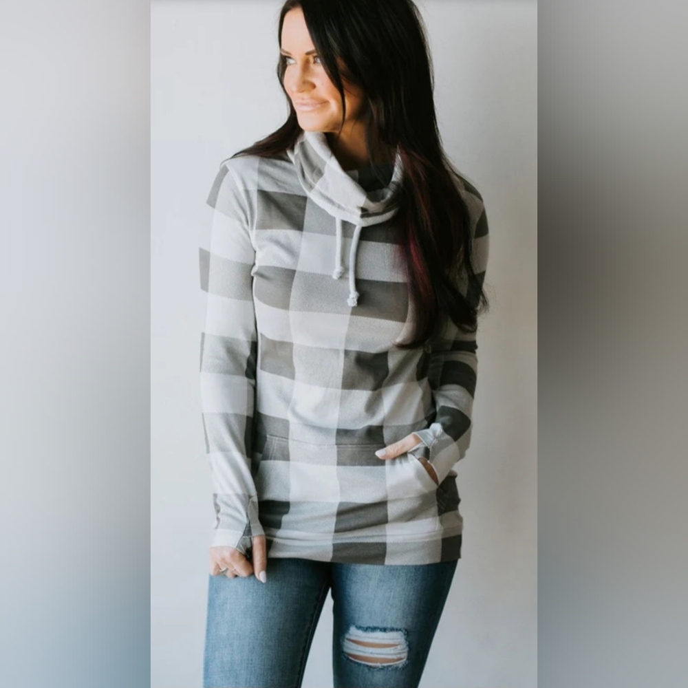 Lily and Lottie Cowl Neck Long Sleeve Womens XL